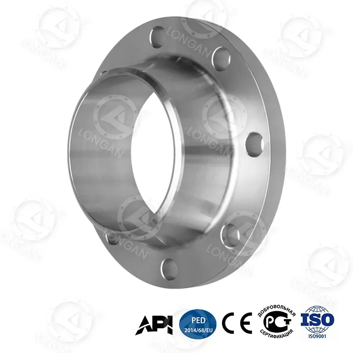 304 Flange Táthú Butt Brionnaithe Alloy Cruach